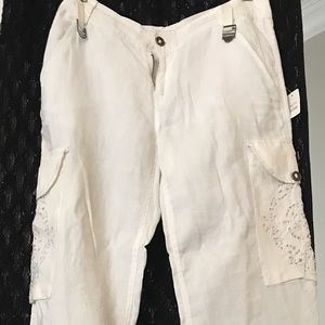 White Linen Pants for Tall Girls